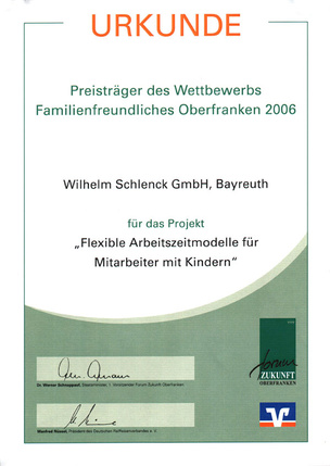 Familienfreundliches Oberfranken bei Schlenck Elektrotechnik GmbH in Bayreuth